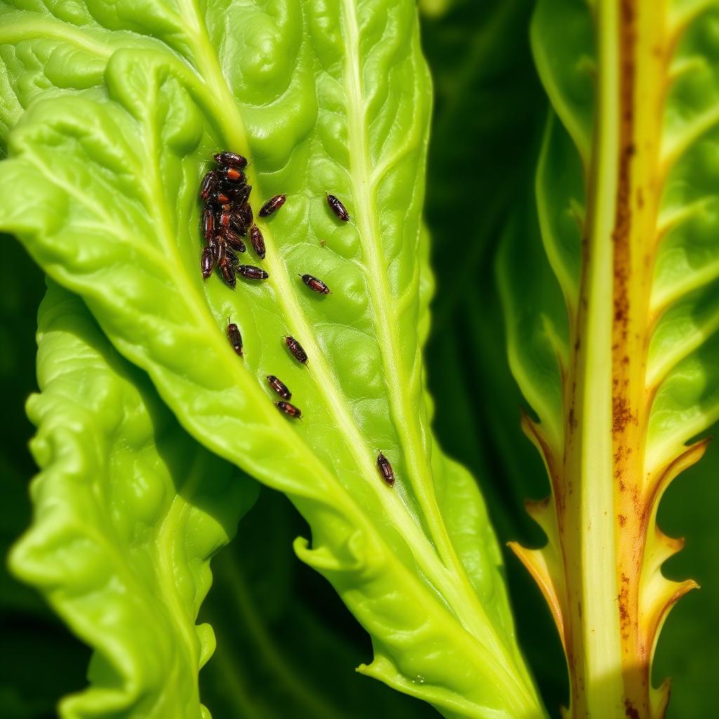 Common greens pest and disease symptoms